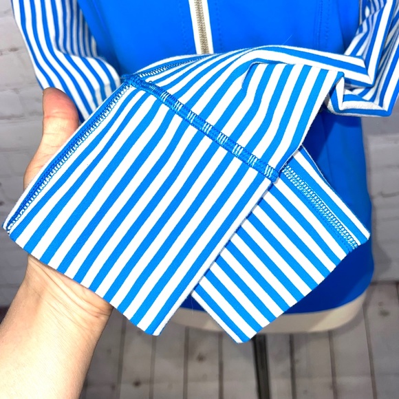 🚫SOLD! 💙Like New |•LULULEMON•| Beaming Blue Daily Yoga Full Zip Jacket💙 - Picture 8 of 16